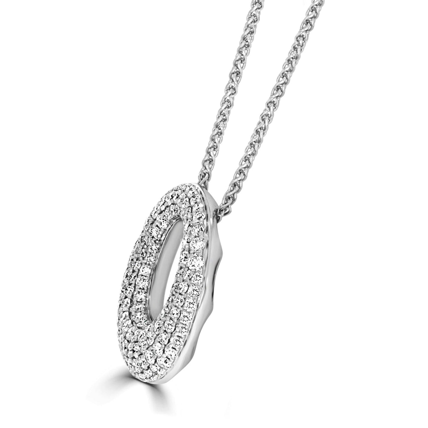 Diamond Donut Pendant - Rosendorff Diamond Jewellers