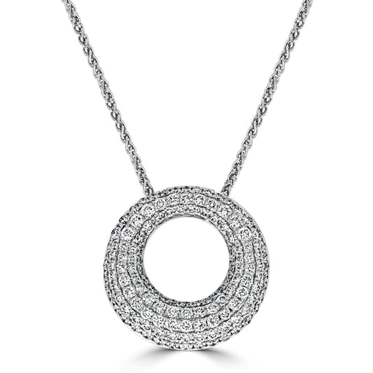 Diamond Donut Pendant - Rosendorff Diamond Jewellers