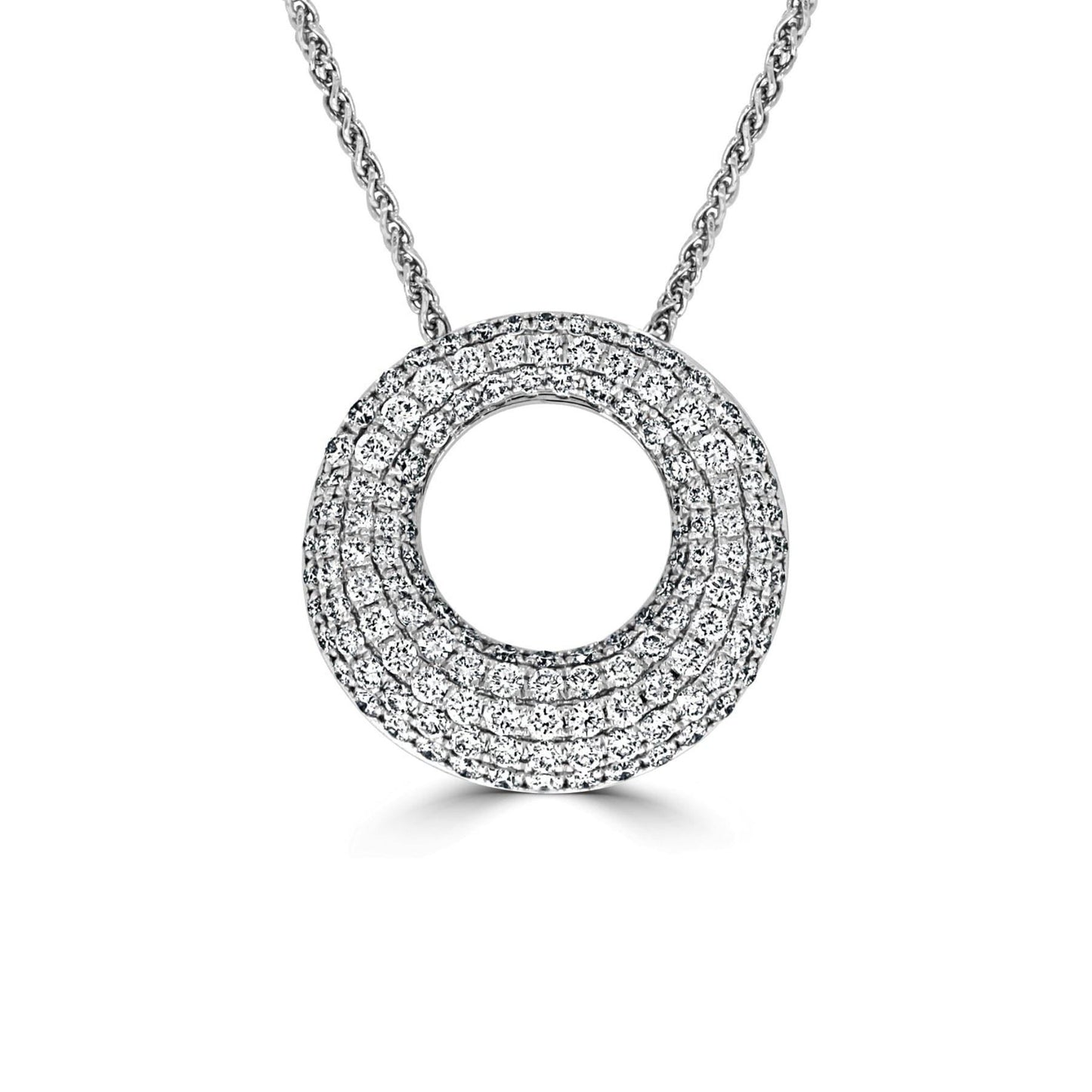 Diamond Donut Pendant - Rosendorff Diamond Jewellers