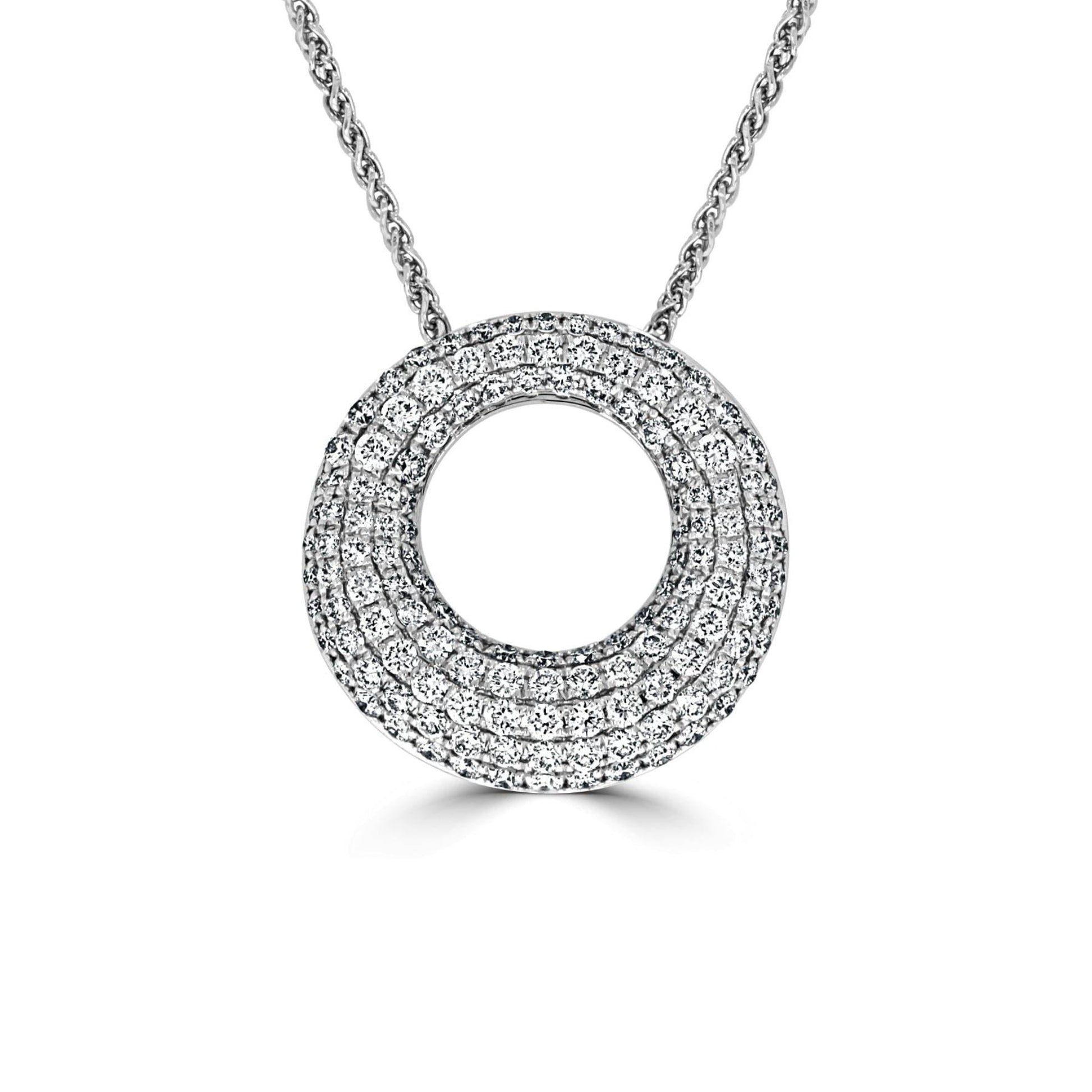 Diamond Donut Pendant - Rosendorff Diamond Jewellers