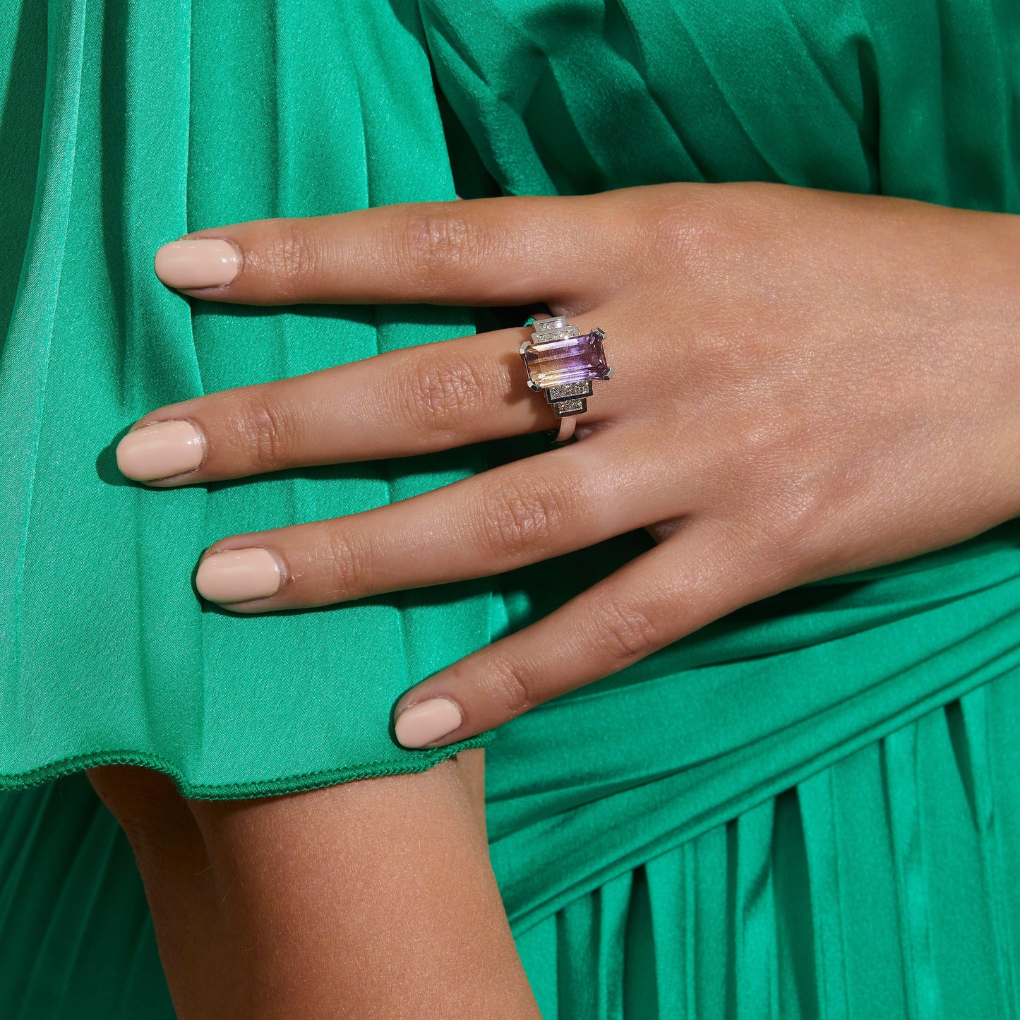 Ametrine and Diamond Ring - Rosendorff Diamond Jewellers