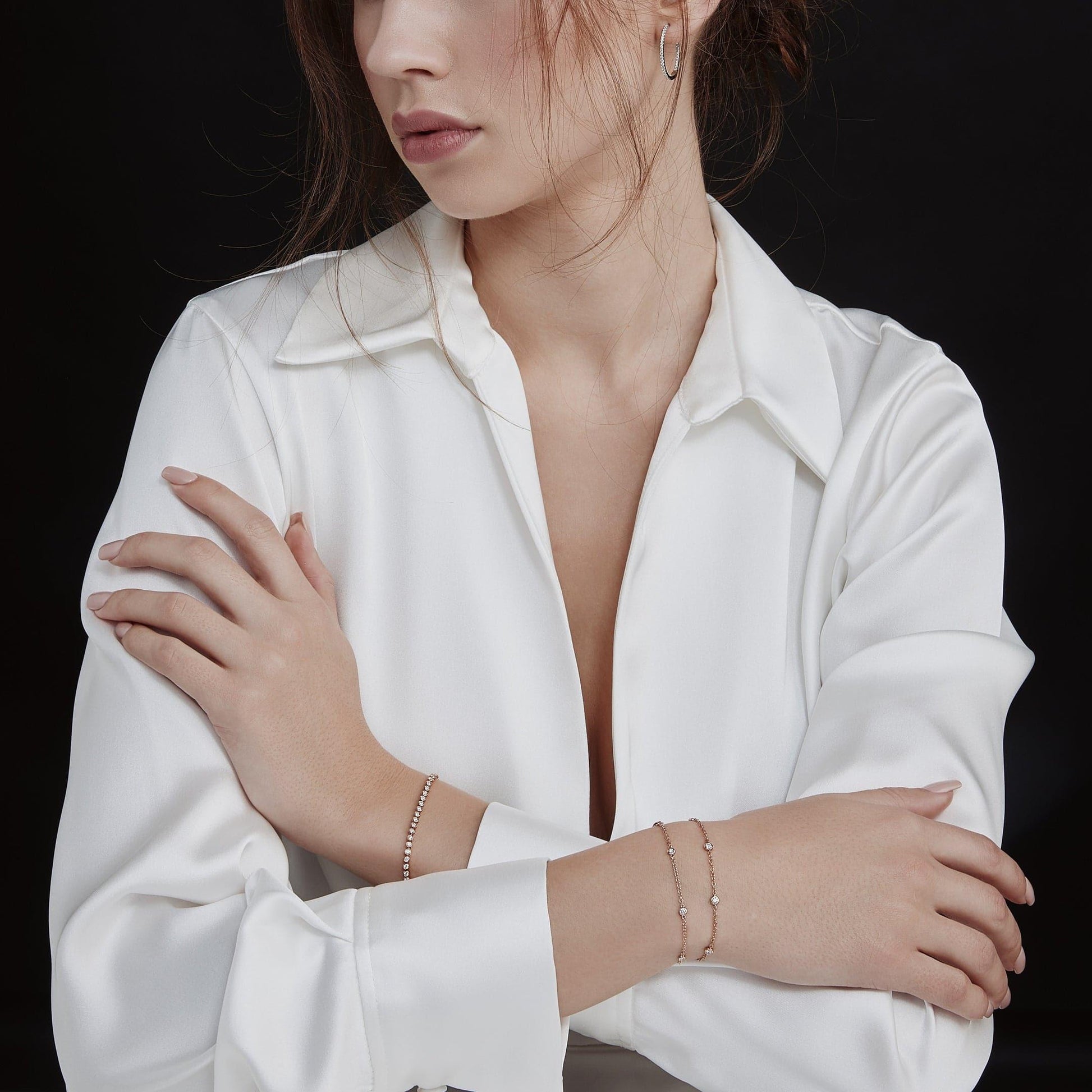 Diamond By The Yard Bracelet 0.17ct | Yellow Gold - Rosendorff Diamond Jewellers