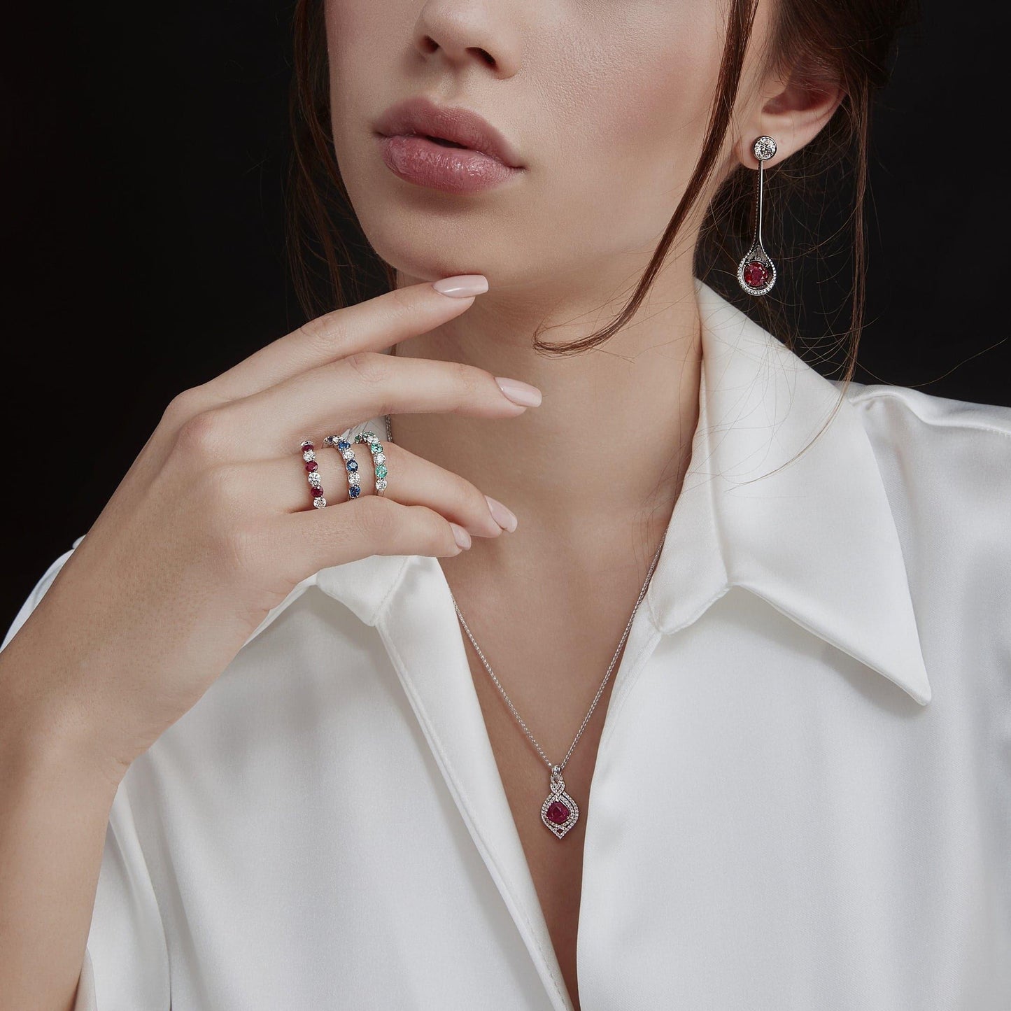 Anniversary Sapphire & Diamond Ring - Rosendorff Diamond Jewellers