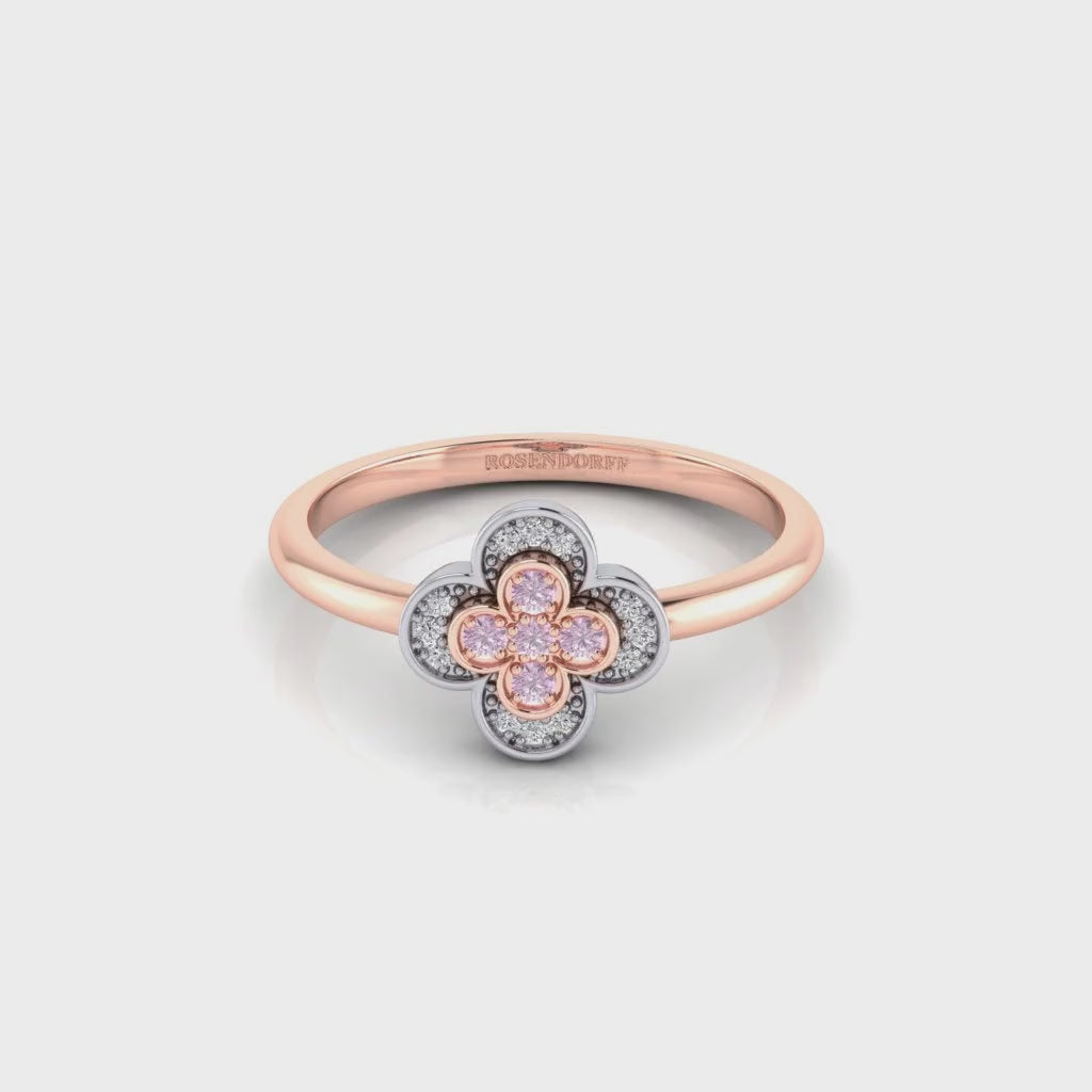 Eminence Pinks Clover Ring