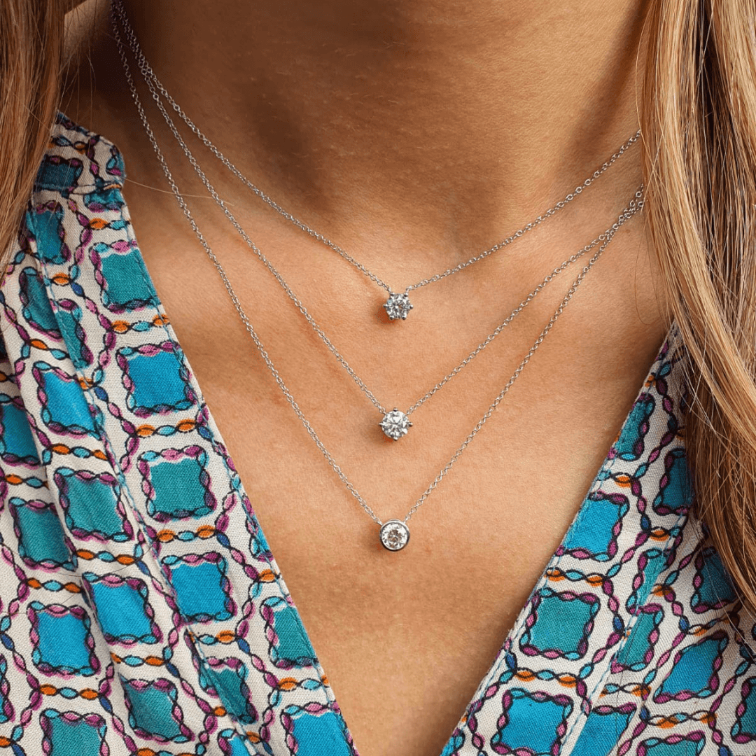 Bezel Set Diamond 0.40ct Pendant - Rosendorff Diamond Jewellers