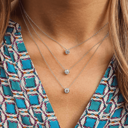 Bezel Set Diamond 0.40ct Pendant - Rosendorff Diamond Jewellers