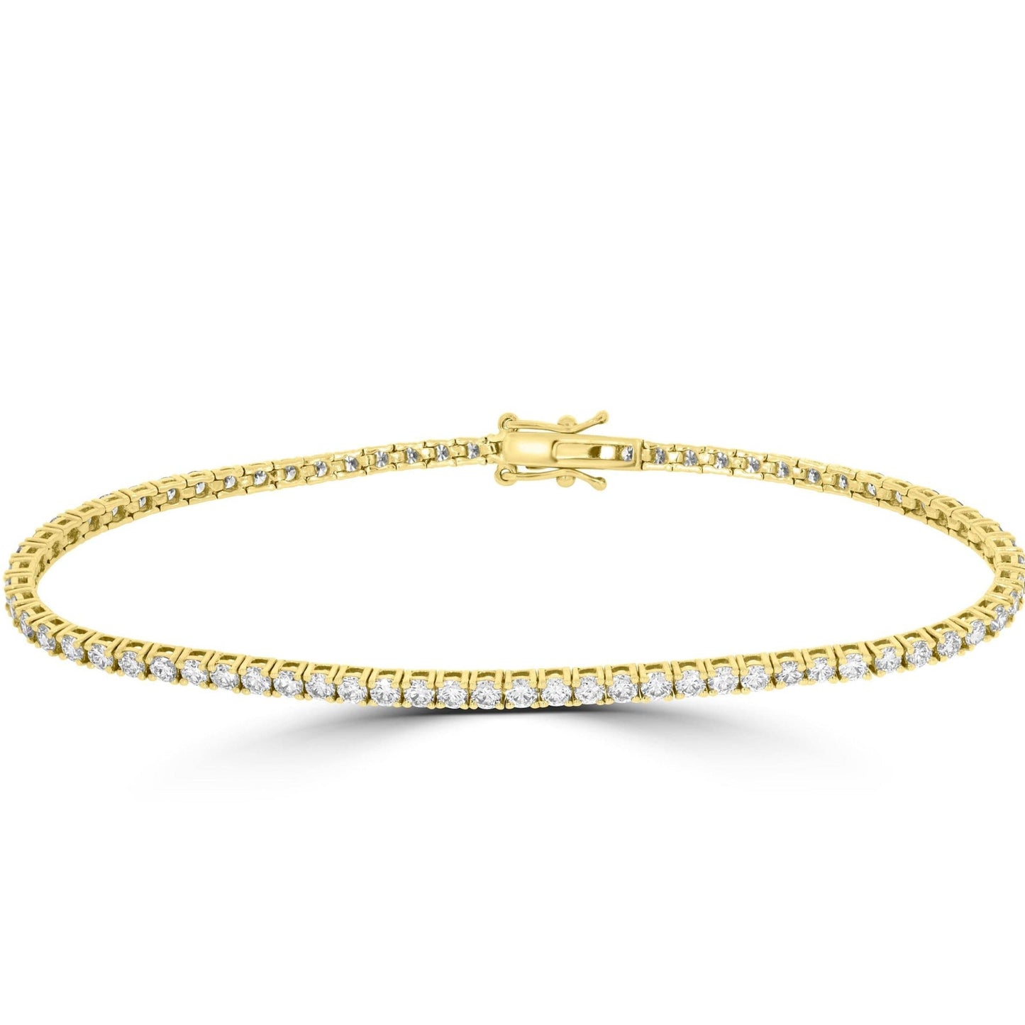 3ct Diamond Tennis Bracelet - 18ct Yellow Gold - Rosendorff Diamond Jewellers