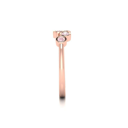 Eminence Pinks Five Stone Bezel  Valued at $3999.00 - Rosendorff Diamond Jewellers