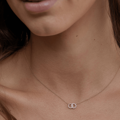 Eminence Pinks Interlocking Circles Pendant - Rosendorff Diamond Jewellers