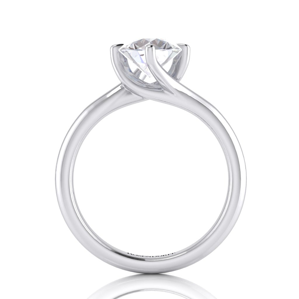 North Brilliant Cut Diamond Solitaire 4 Claw Ring