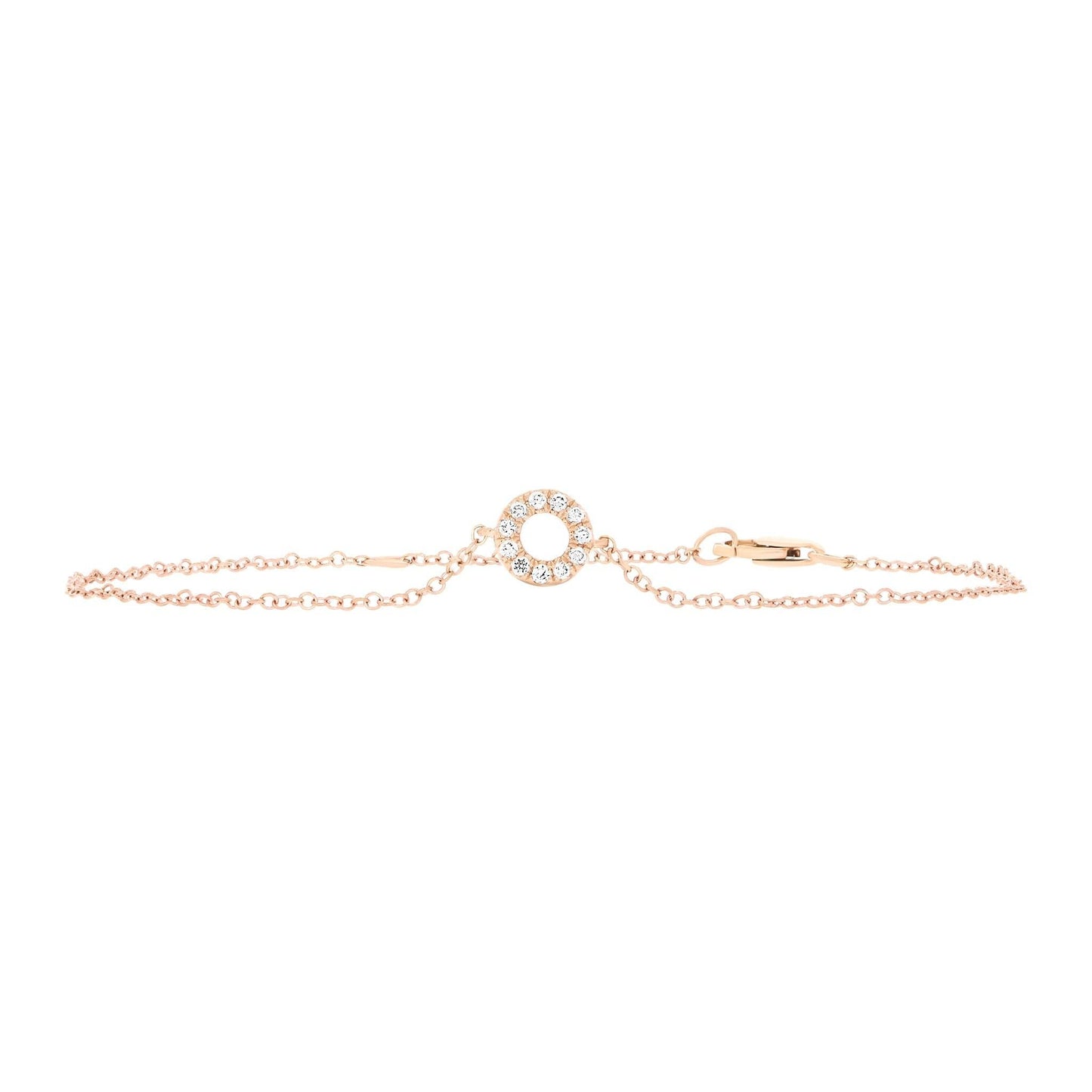 Rose Gold Small Circle of Life Bracelet - Rosendorff Diamond Jewellers