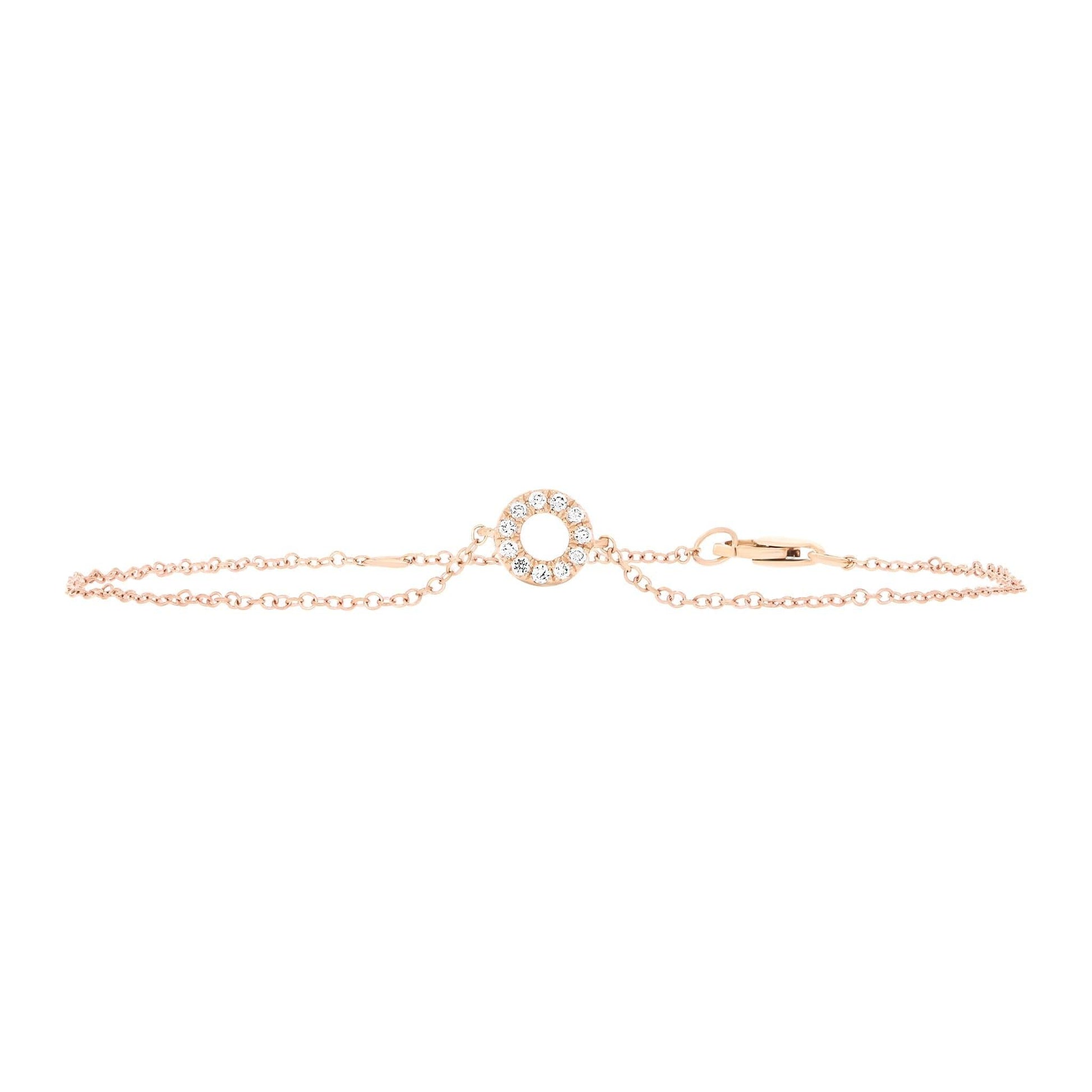 Rose Gold Small Circle of Life Bracelet - Rosendorff Diamond Jewellers