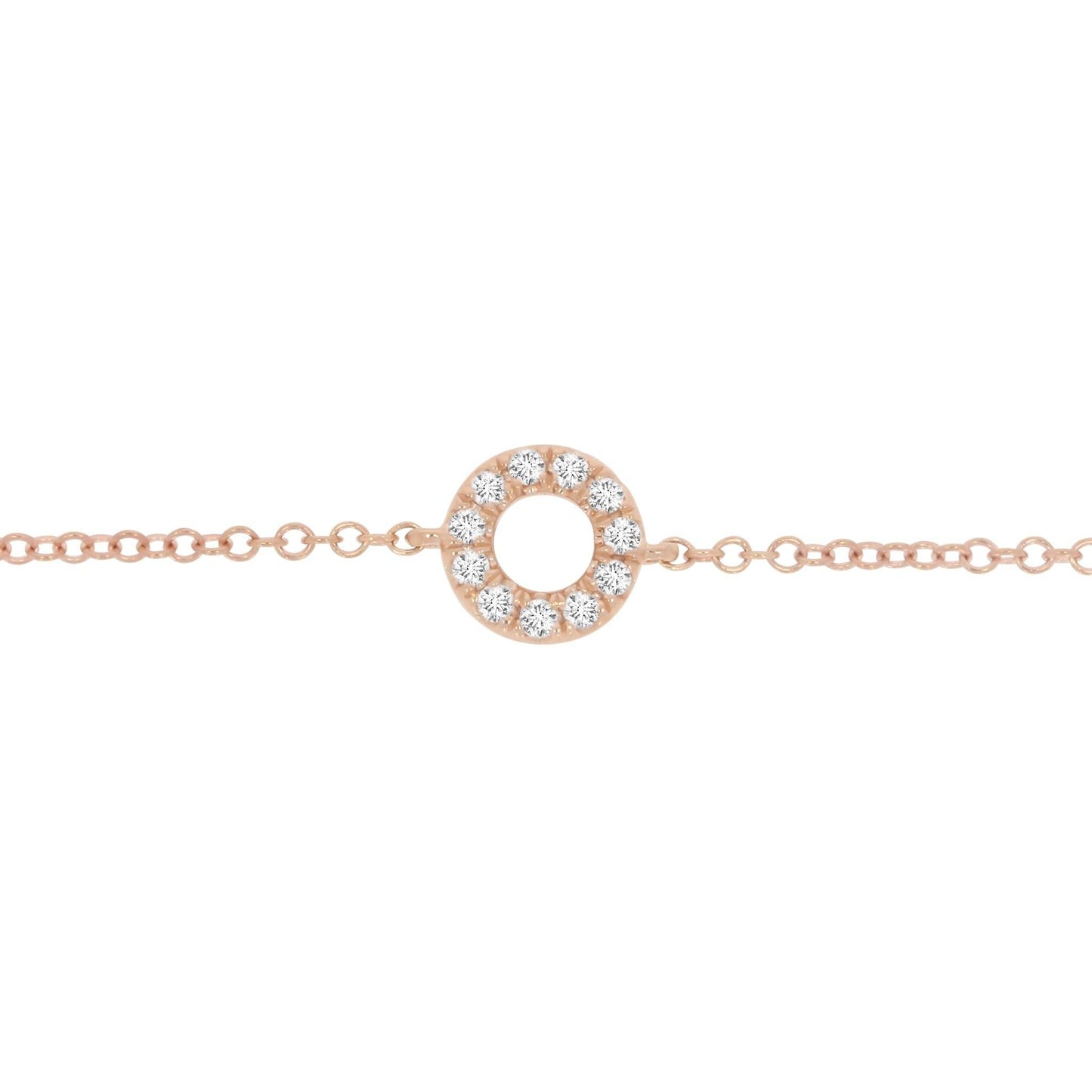 Rose Gold Small Circle of Life Bracelet - Rosendorff Diamond Jewellers