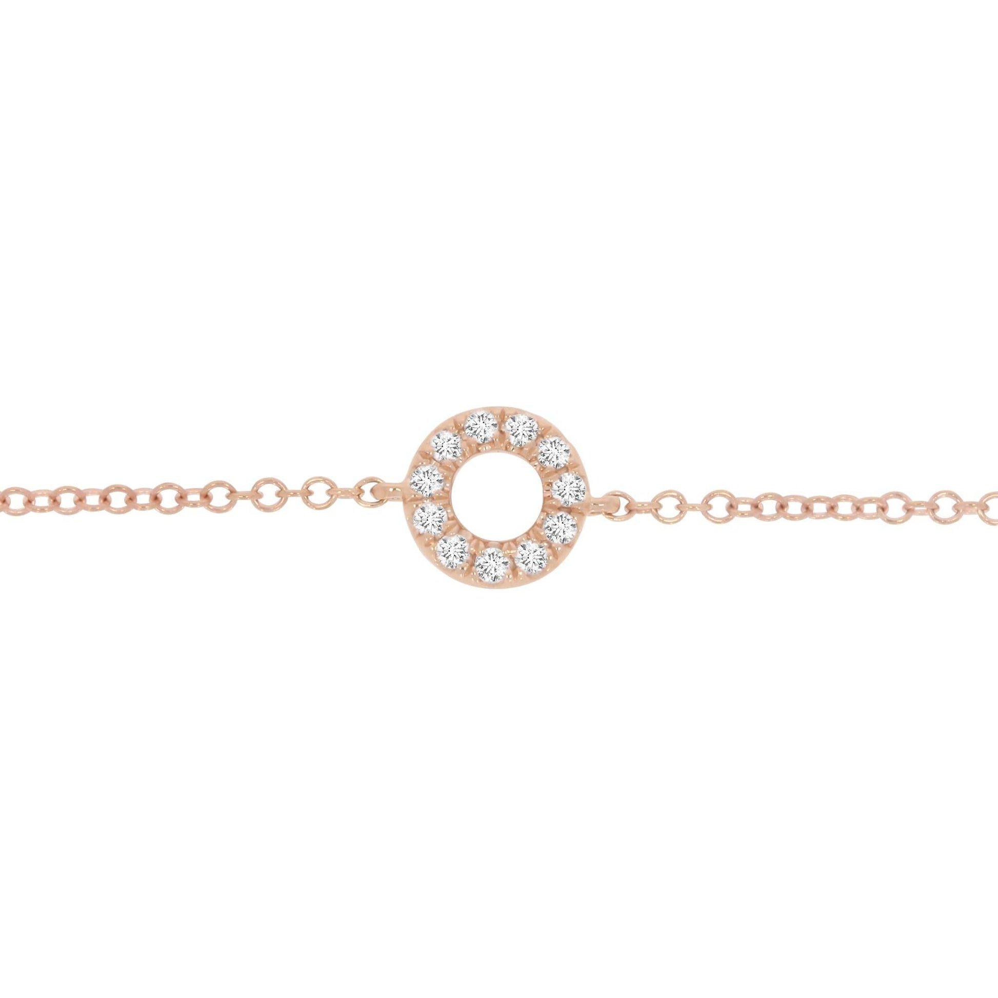 Rose Gold Small Circle of Life Bracelet - Rosendorff Diamond Jewellers