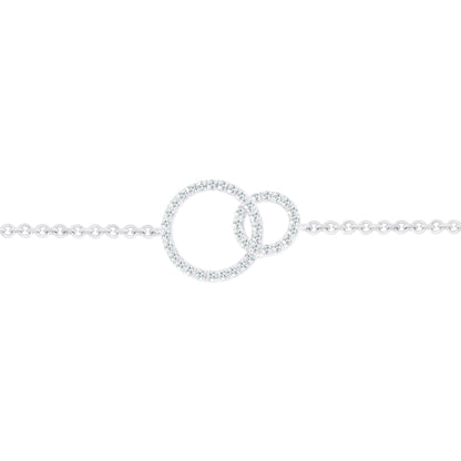 Circle of Life Links Bracelet in White Gold - Rosendorff Diamond Jewellers