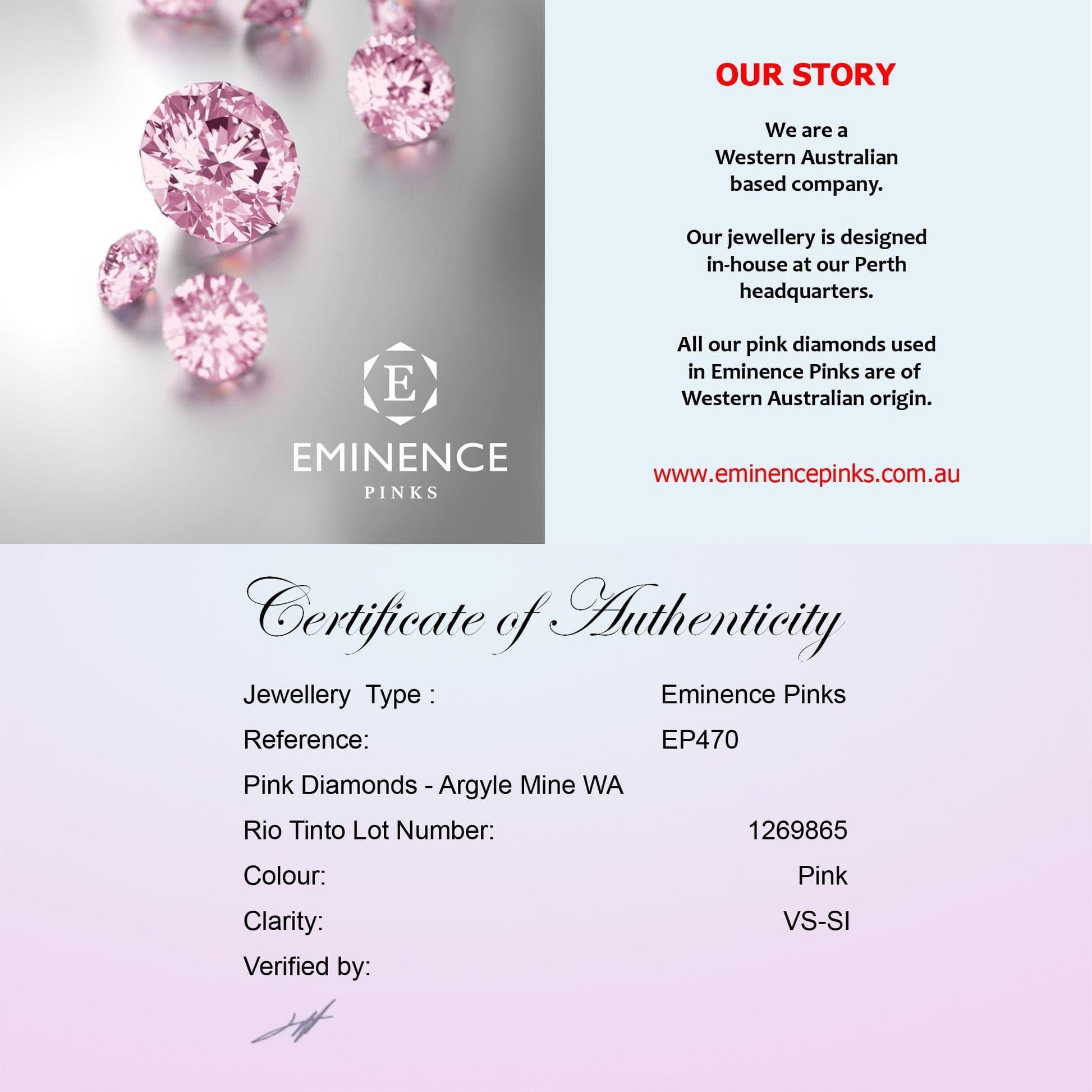 Eminence Pinks Diamond Sunflower Earrings | White Gold - Rosendorff Diamond Jewellers