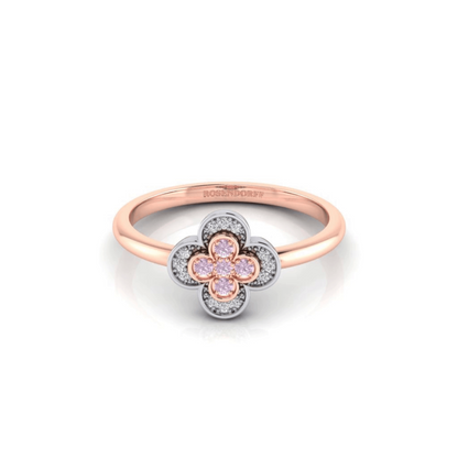 Eminence Pinks Clover Ring - Rosendorff Diamond Jewellers