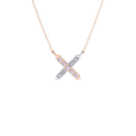 Eminence Pinks Diamond Cross Pendant - Rosendorff Diamond Jewellers