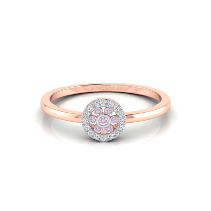 Eminence Pinks Diamond Halo Ring - Rosendorff Diamond Jewellers