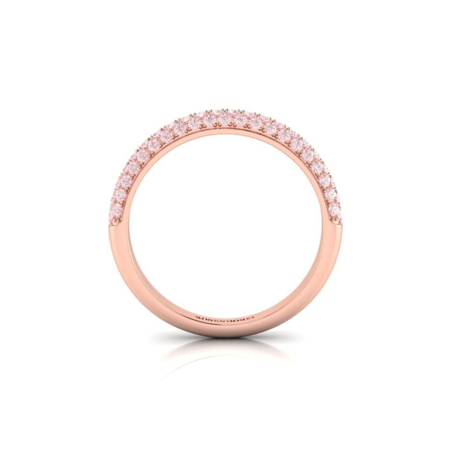 Eminence Pinks Micro Pave Ring - Rosendorff Diamond Jewellers