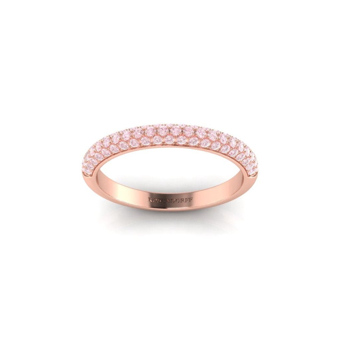 Eminence Pinks Micro Pave Ring - Rosendorff Diamond Jewellers