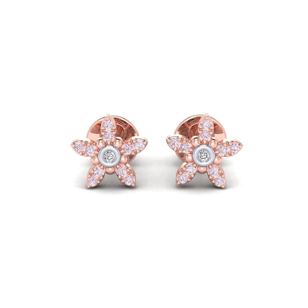 Eminence Pinks Diamond Star Earrings - Rosendorff Diamond Jewellers