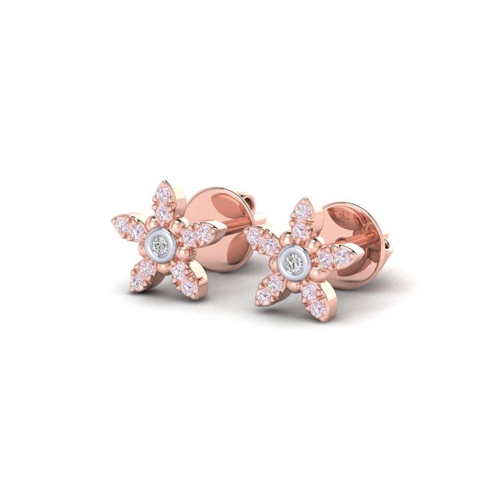 Eminence Pinks Diamond Star Earrings - Rosendorff Diamond Jewellers