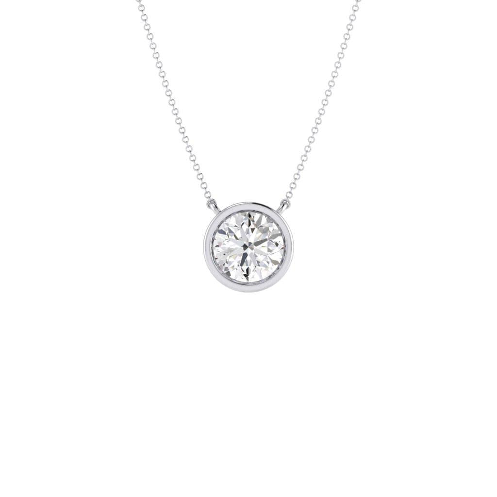 Bezel Set Diamond 0.40ct Pendant - Rosendorff Diamond Jewellers
