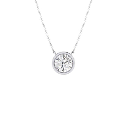 Bezel Set Diamond 0.40ct Pendant - Rosendorff Diamond Jewellers