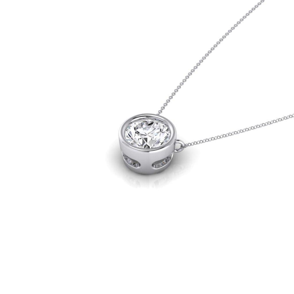 Bezel Set Diamond 0.40ct Pendant - Rosendorff Diamond Jewellers