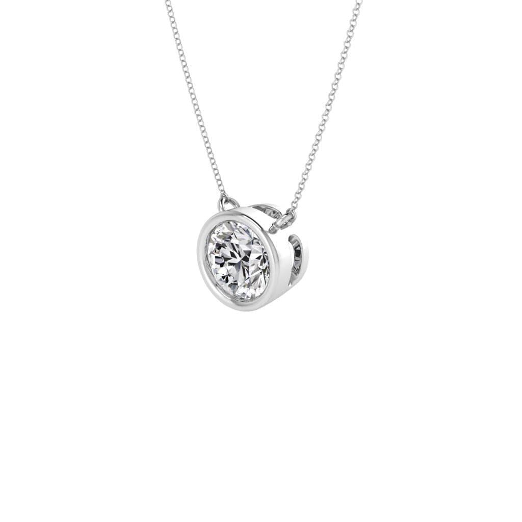 Bezel Set Diamond 0.40ct Pendant - Rosendorff Diamond Jewellers