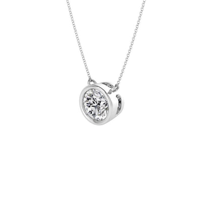 Bezel Set Diamond 0.40ct Pendant - Rosendorff Diamond Jewellers