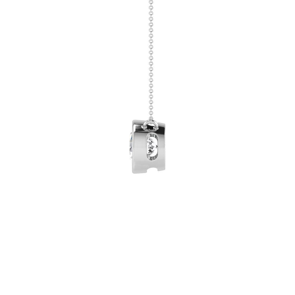 Bezel Set Diamond 0.40ct Pendant - Rosendorff Diamond Jewellers
