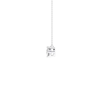 Timeless Solitaire Diamond 0.25ct Pendant | White Gold Six Claw - Rosendorff Diamond Jewellers