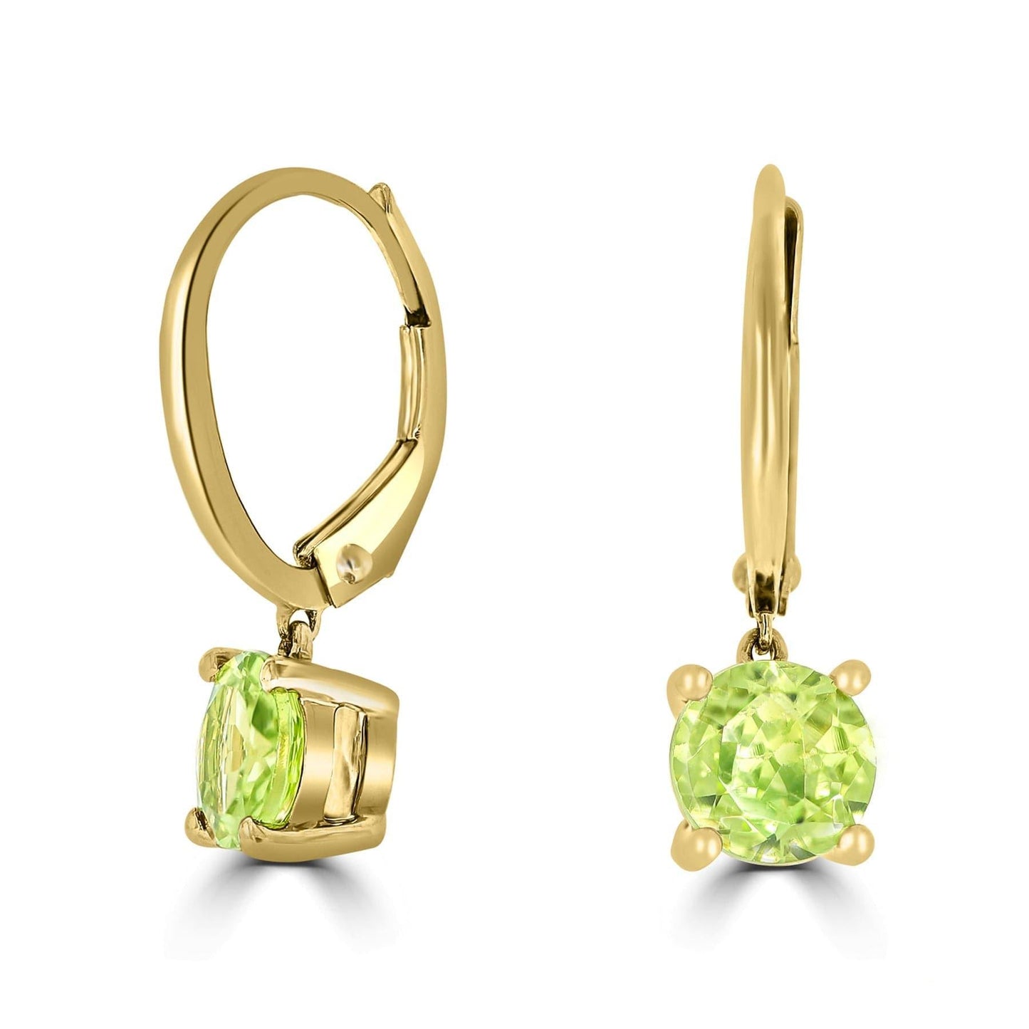 Peridot Drop Earrings - Rosendorff Diamond Jewellers
