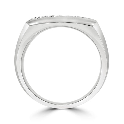 Signet Diamond Gents Ring - Rosendorff Diamond Jewellers
