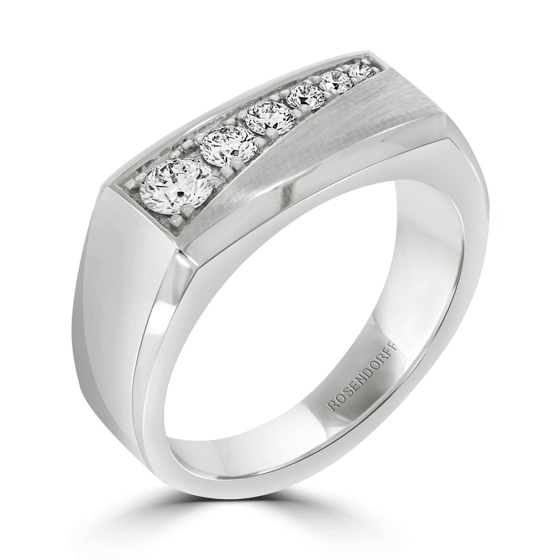 Signet Diamond Gents Ring - Rosendorff Diamond Jewellers