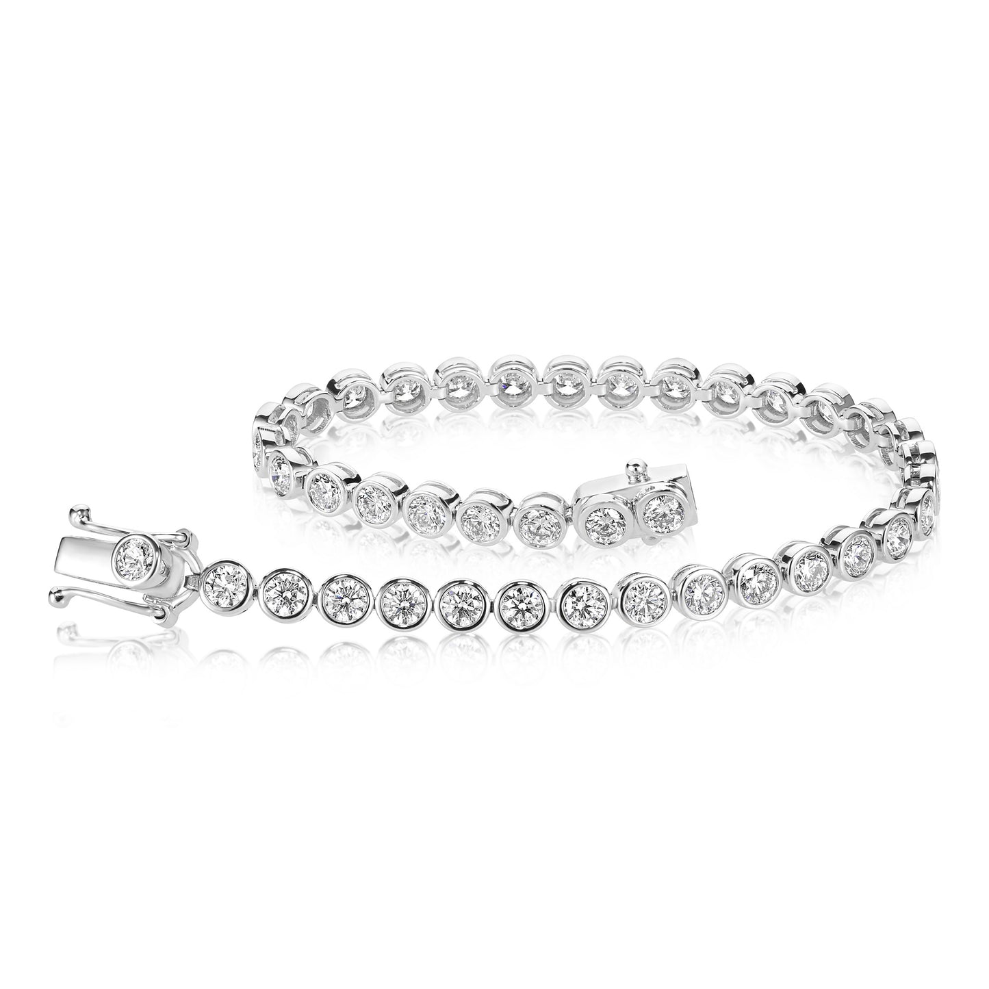 4ct Timeless Bezel Tennis Bracelet