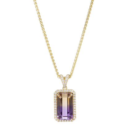 Ametrine and Diamond Pendant - Rosendorff Diamond Jewellers