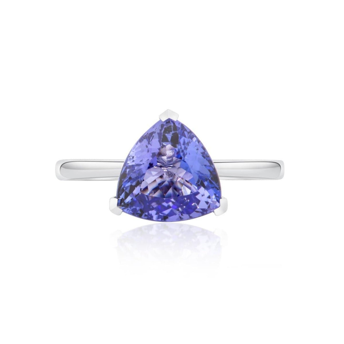 Solitaire Trilliant Tanzanite Ring - Rosendorff Diamond Jewellers