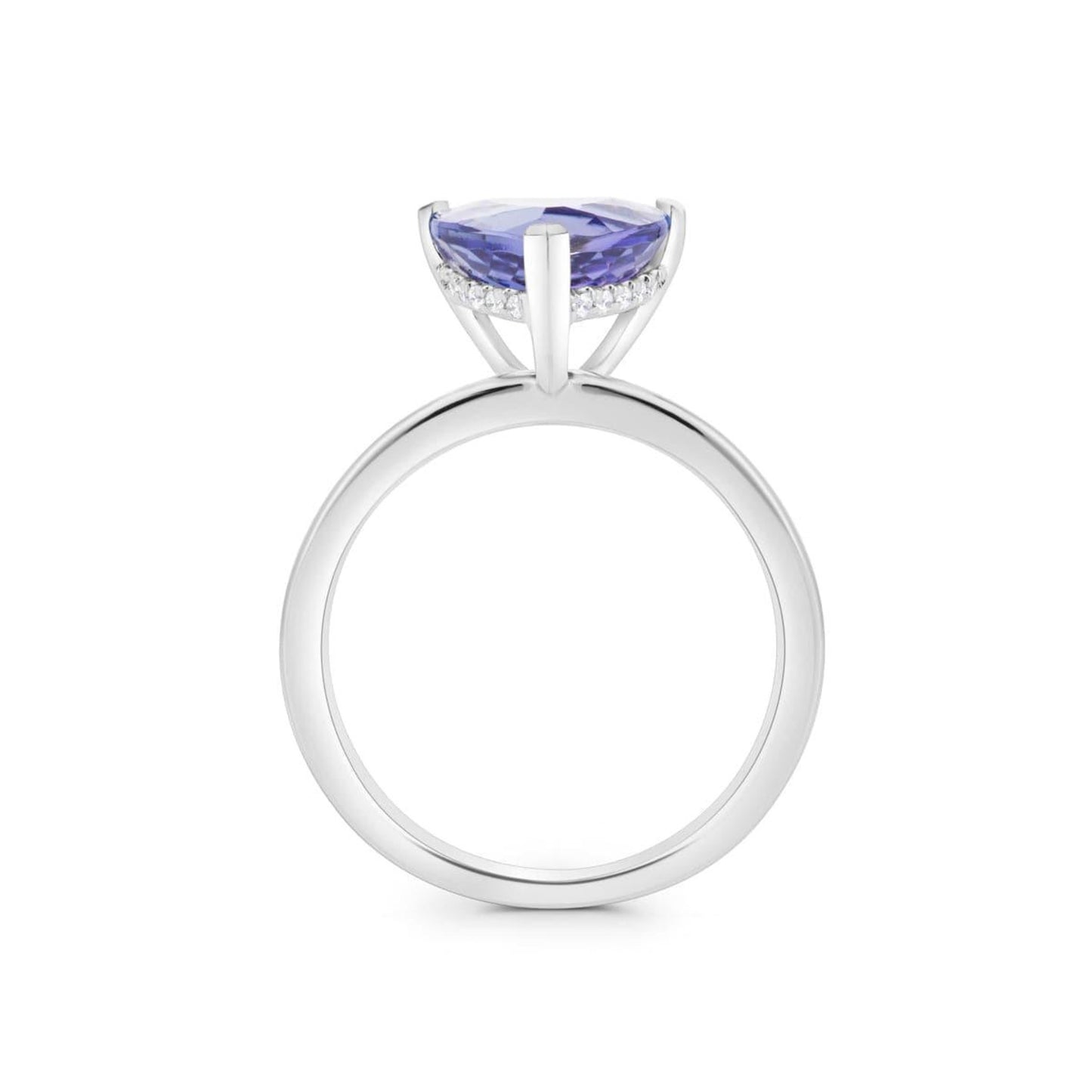 Solitaire Trilliant Tanzanite Ring - Rosendorff Diamond Jewellers