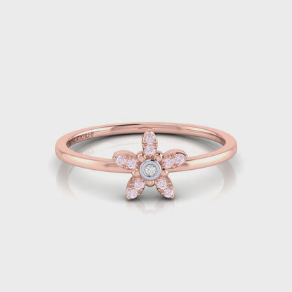 Eminence Pinks Diamond Star Ring