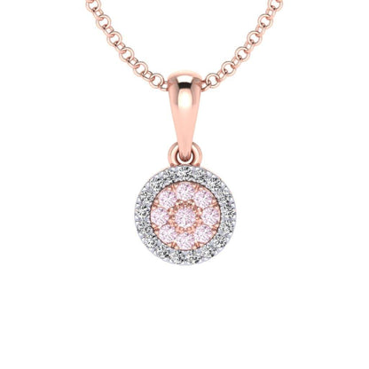 Eminence Pinks Diamond Disc Pendant - Rosendorff Diamond Jewellers