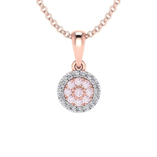 Eminence Pinks Diamond Disc Pendant - Rosendorff Diamond Jewellers