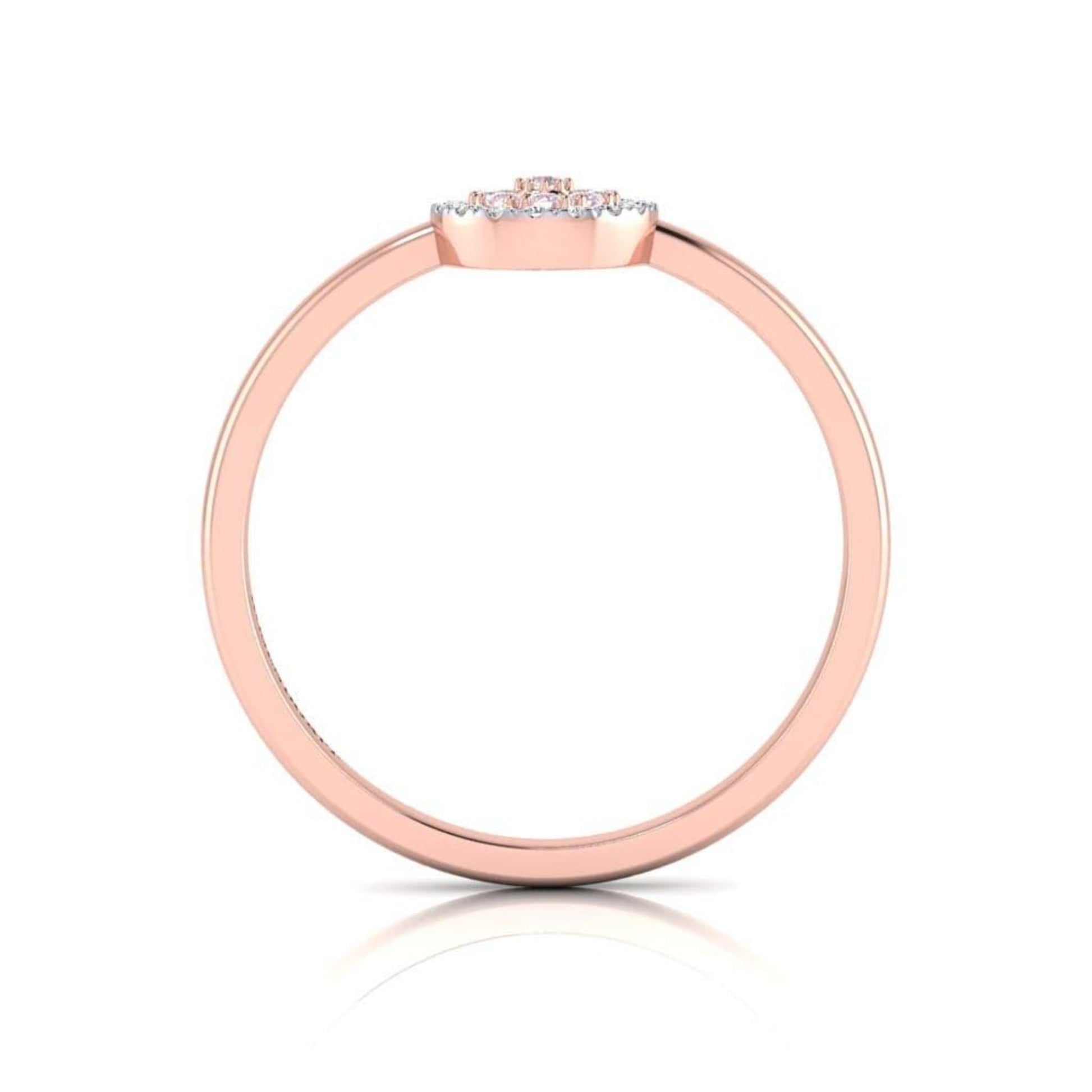 Eminence Pinks Diamond Disc Ring - Rosendorff Diamond Jewellers
